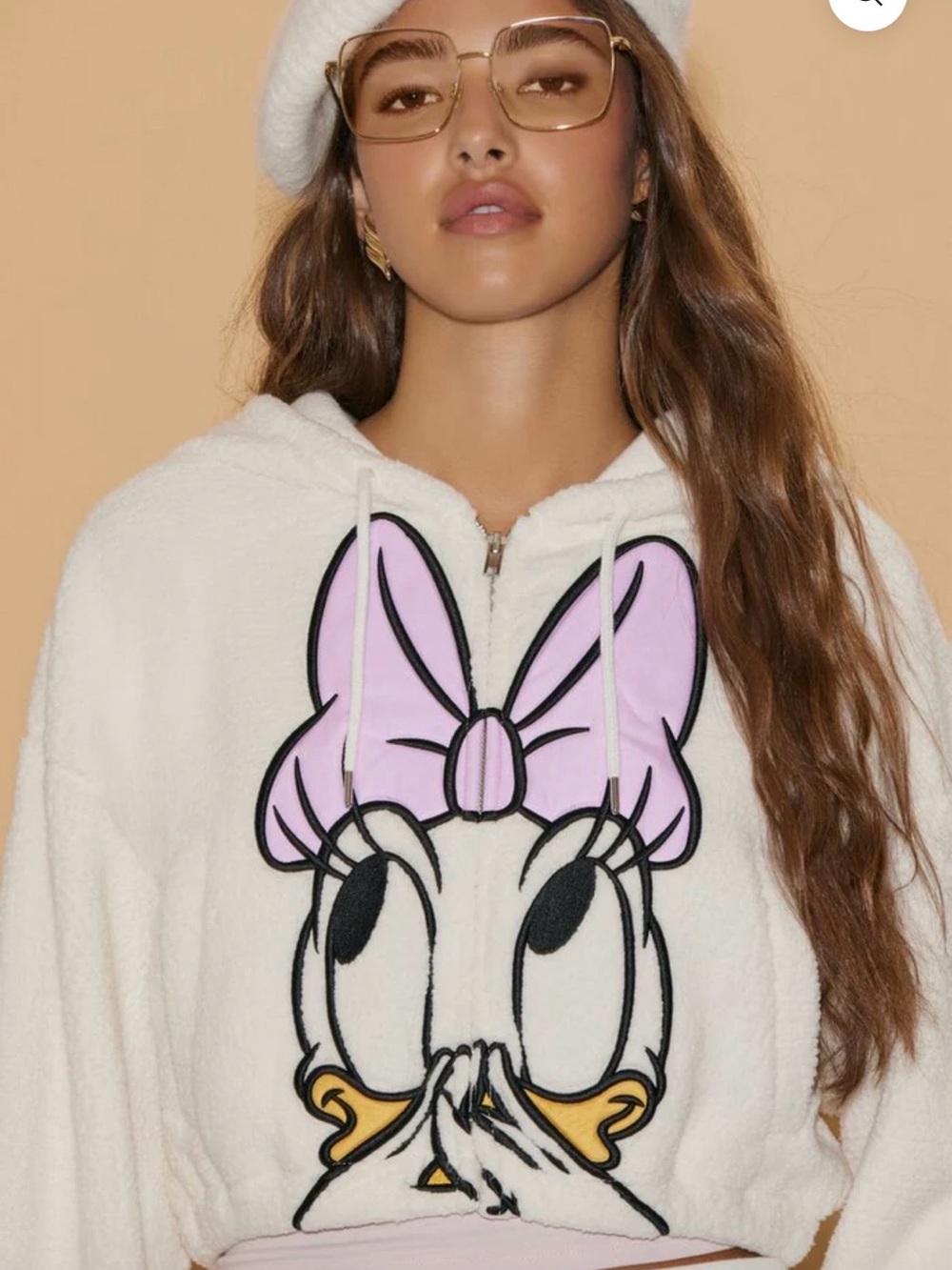 DISNEY DAISY DUCK ZIP-UP HOODIE - Picture 5 of 6